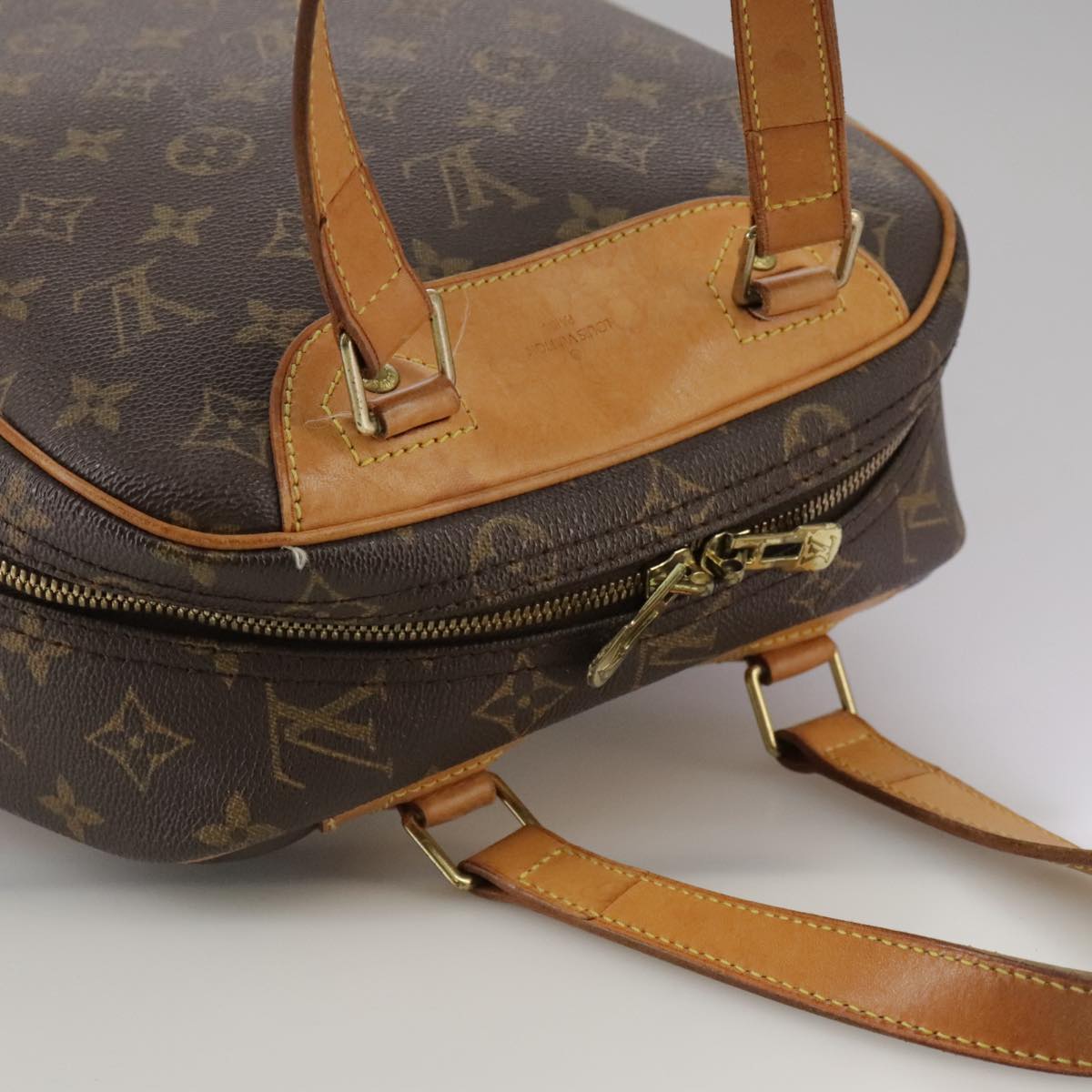 LOUIS VUITTON Monogram Excursion Hand Bag M41450 LV Auth ar13172
