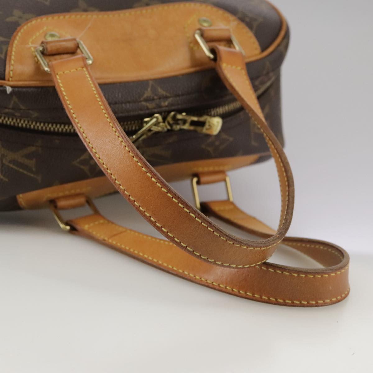 LOUIS VUITTON Monogram Excursion Hand Bag M41450 LV Auth ar13172