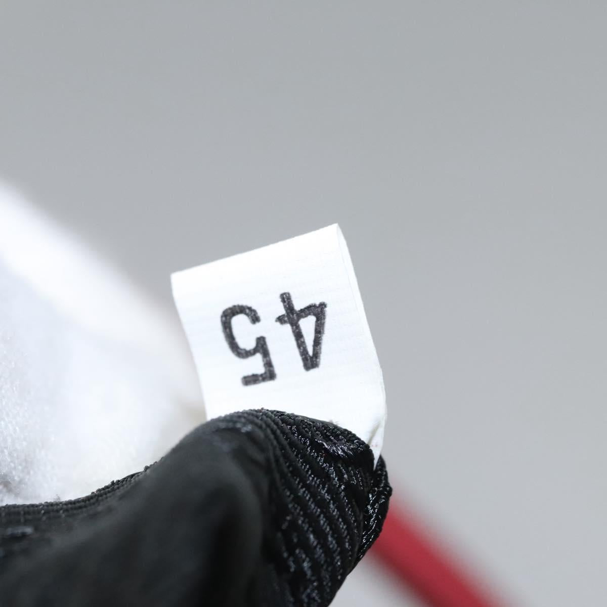 PRADA Hand Bag Nylon Red Silver Auth ar13253