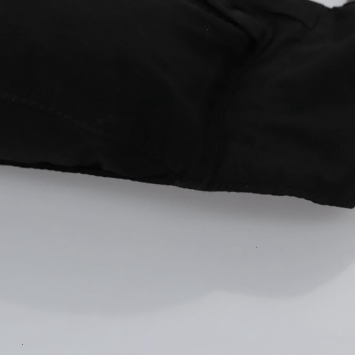 PRADA Sports Waist Bag Nylon Black Gray Silver Auth ar13262