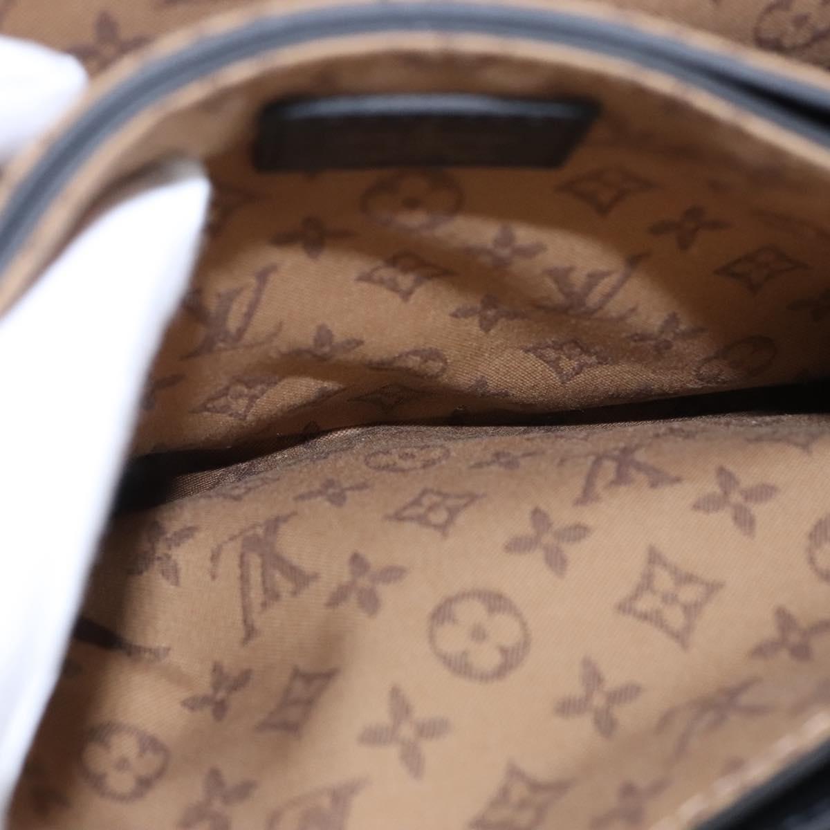LOUIS VUITTON Rendezvous Shoulder Bag Leather Black M57743 LV Auth ar13279A