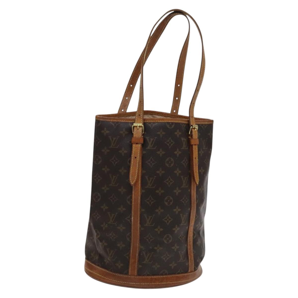 LOUIS VUITTON Monogram Bucket GM Shoulder Bag M42236 LV Auth ar13284