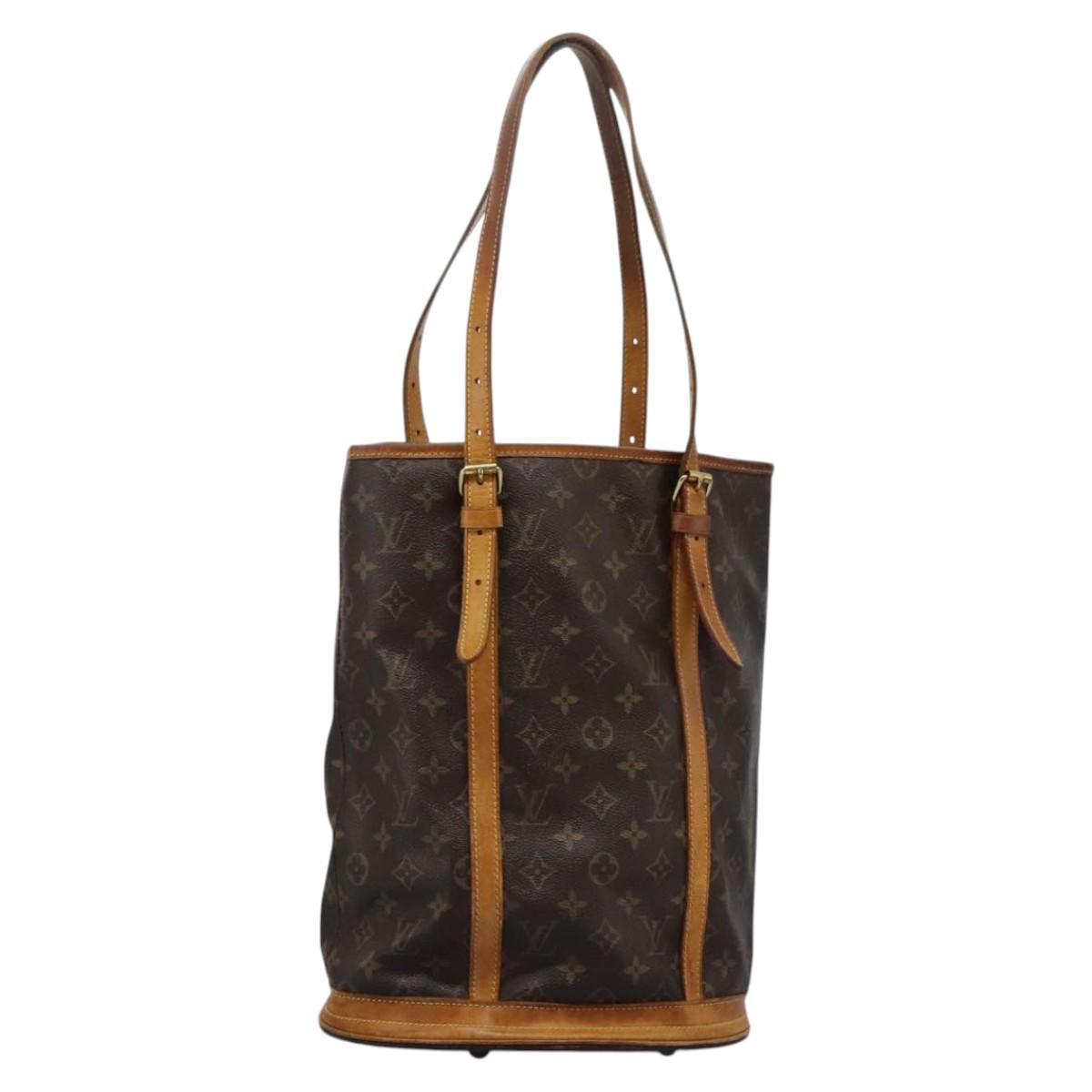 LOUIS VUITTON Monogram Bucket GM Shoulder Bag M42236 LV Auth ar13370