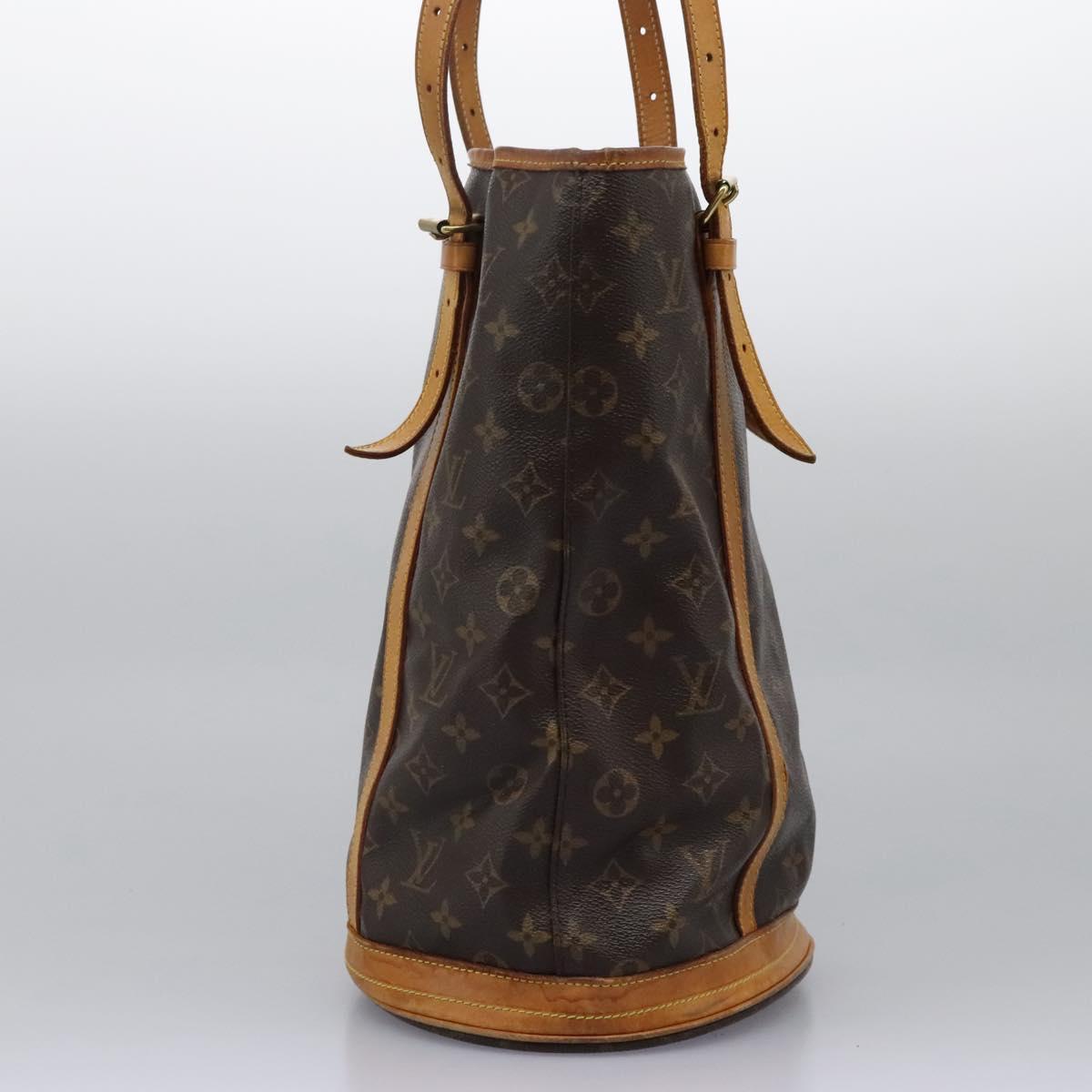 LOUIS VUITTON Monogram Bucket GM Shoulder Bag M42236 LV Auth ar13370