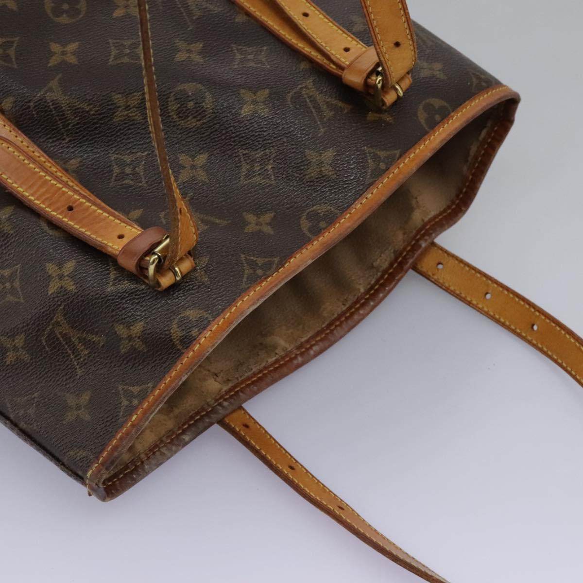 LOUIS VUITTON Monogram Bucket GM Shoulder Bag M42236 LV Auth ar13370