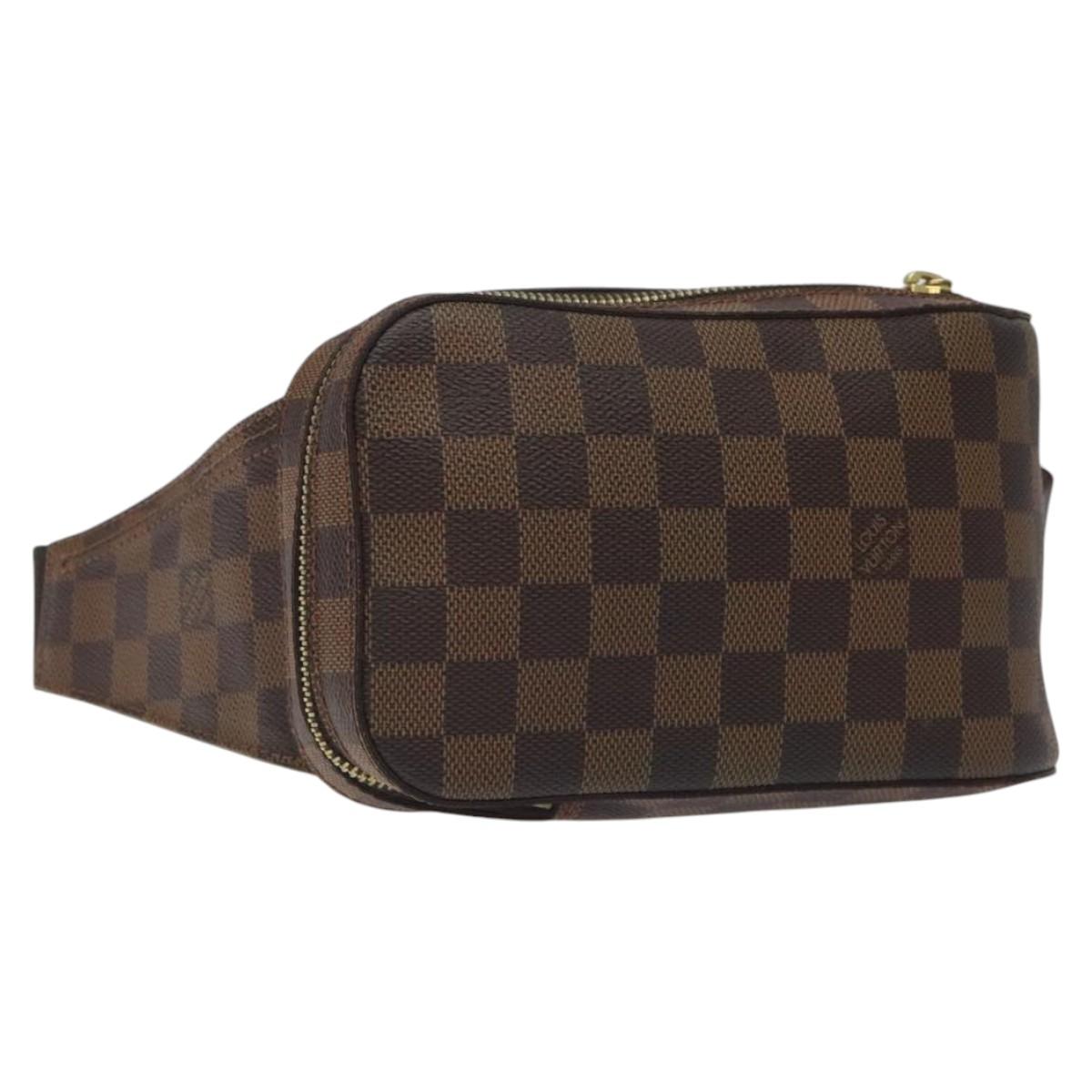 LOUIS VUITTON Damier Ebene Geronimos Shoulder Bag N51994 LV Auth ar13388