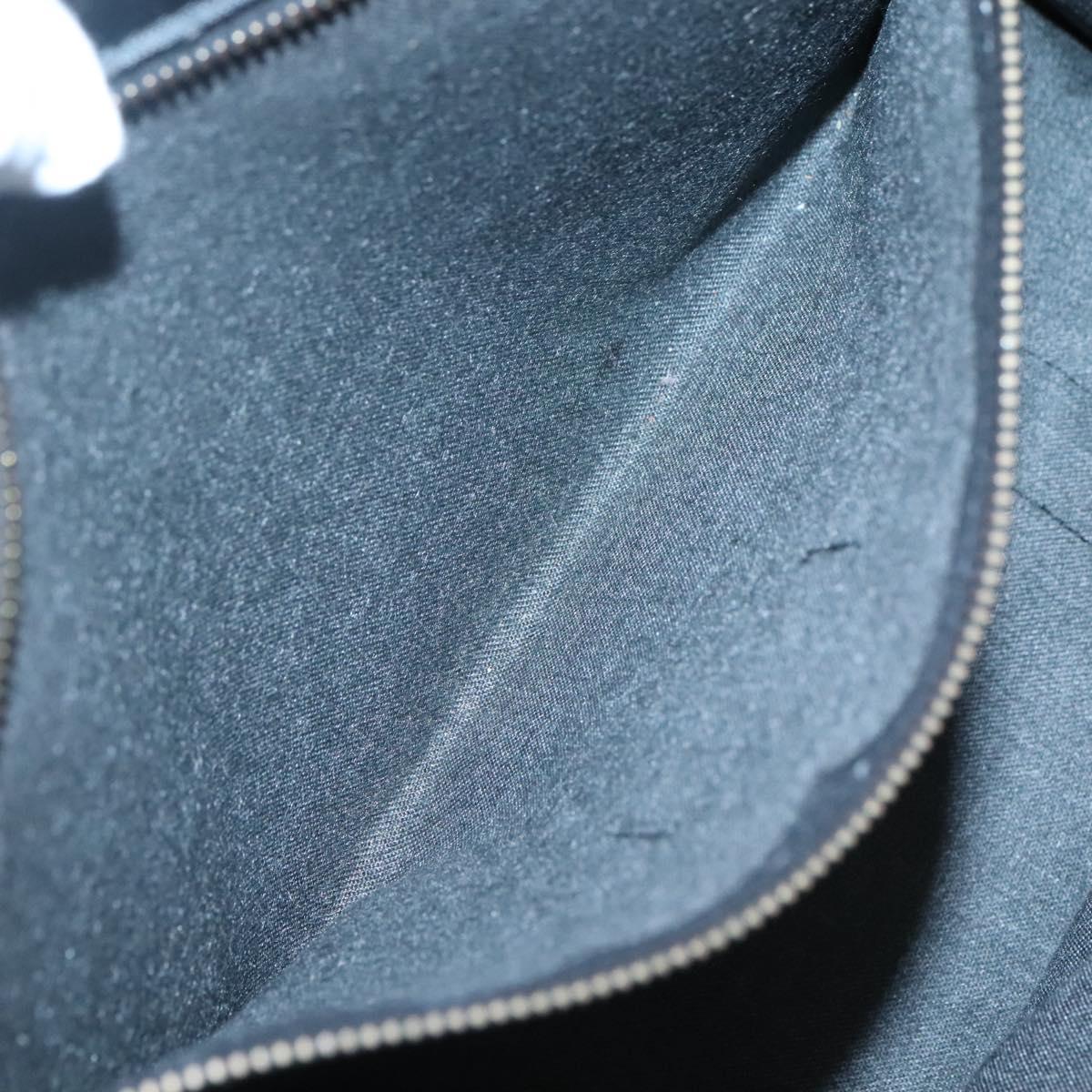 MCM Vicetos Logogram Shoulder Bag PVC Black Auth ar13398