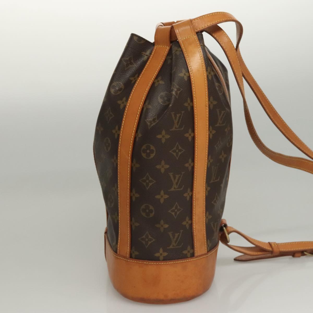 LOUIS VUITTON Monogram Randonnee PM Shoulder Bag M42243 LV Auth ar13403