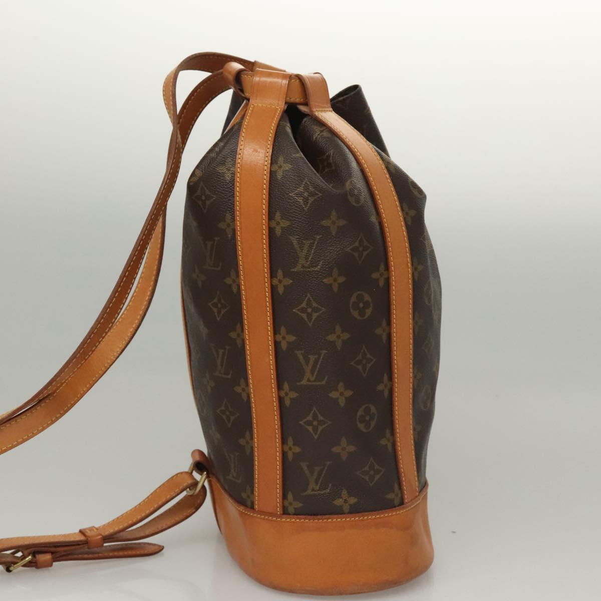 LOUIS VUITTON Monogram Randonnee PM Shoulder Bag M42243 LV Auth ar13403