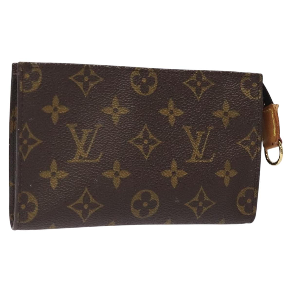 LOUIS VUITTON Monogram Bucket PM Accessory Pouch LV Auth ar13405
