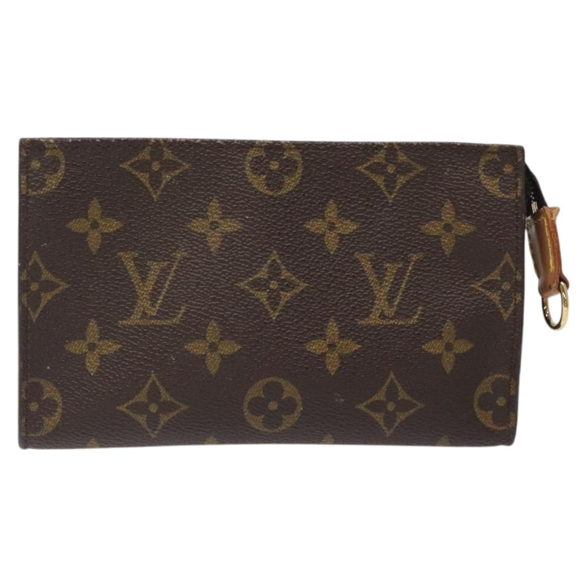 LOUIS VUITTON Monogram Bucket PM Accessory Pouch LV Auth ar13405