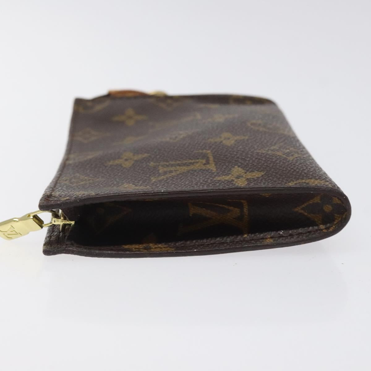 LOUIS VUITTON Monogram Bucket PM Accessory Pouch LV Auth ar13405