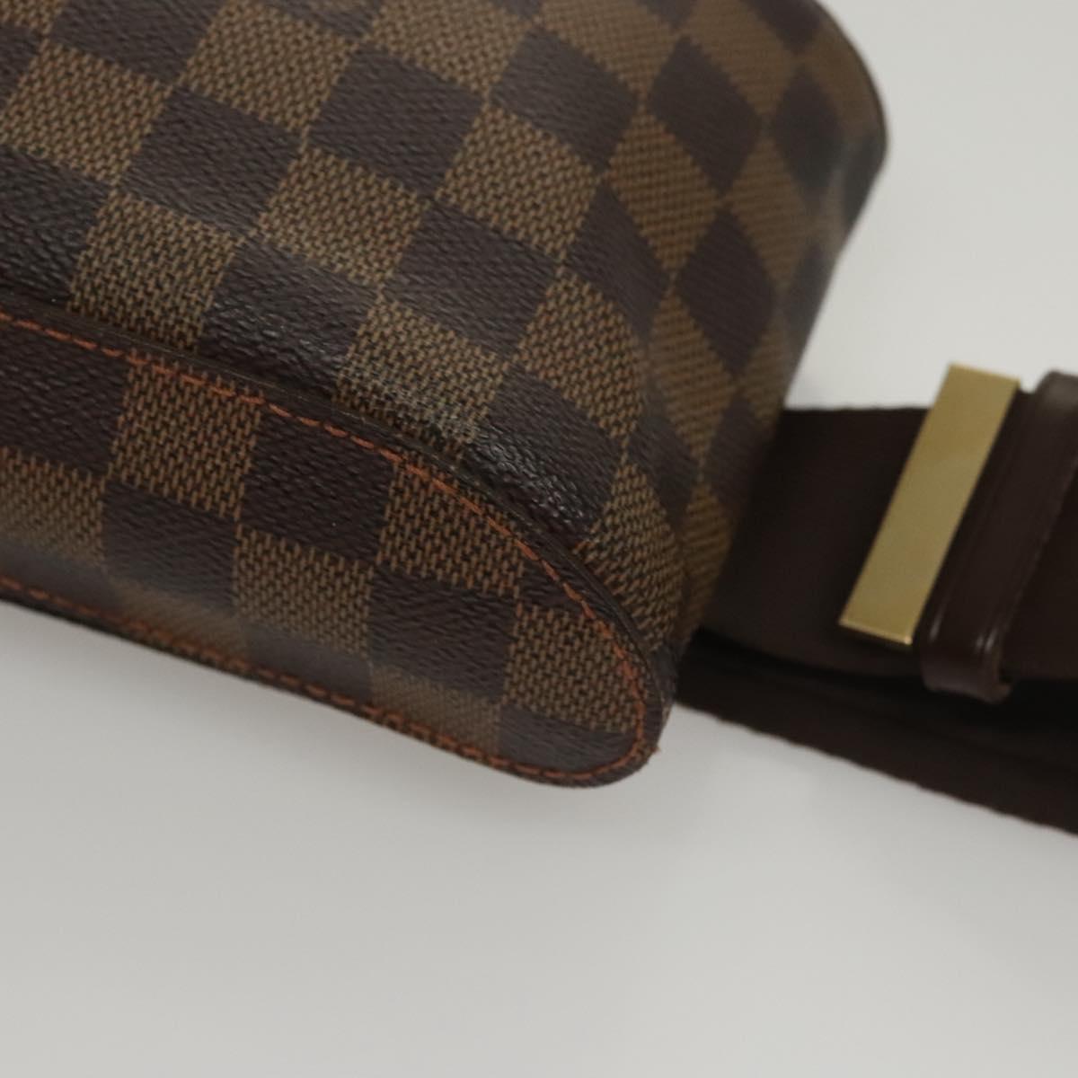 LOUIS VUITTON Damier Ebene Geronimos Shoulder Bag N51994 LV Auth ar13410