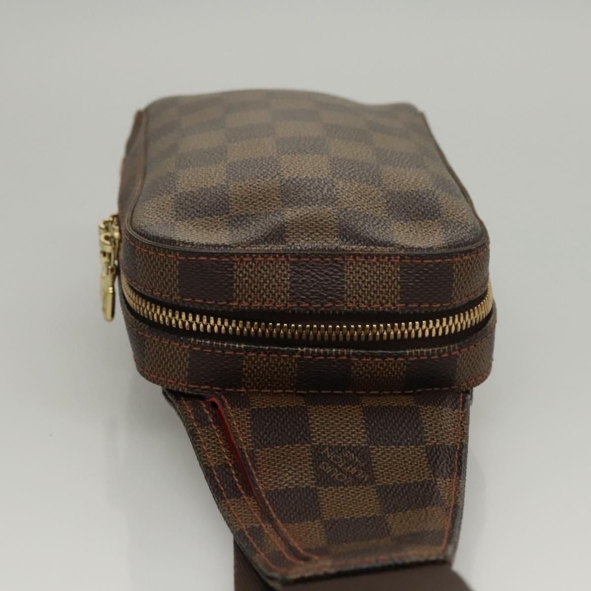LOUIS VUITTON Damier Ebene Geronimos Shoulder Bag N51994 LV Auth ar13410
