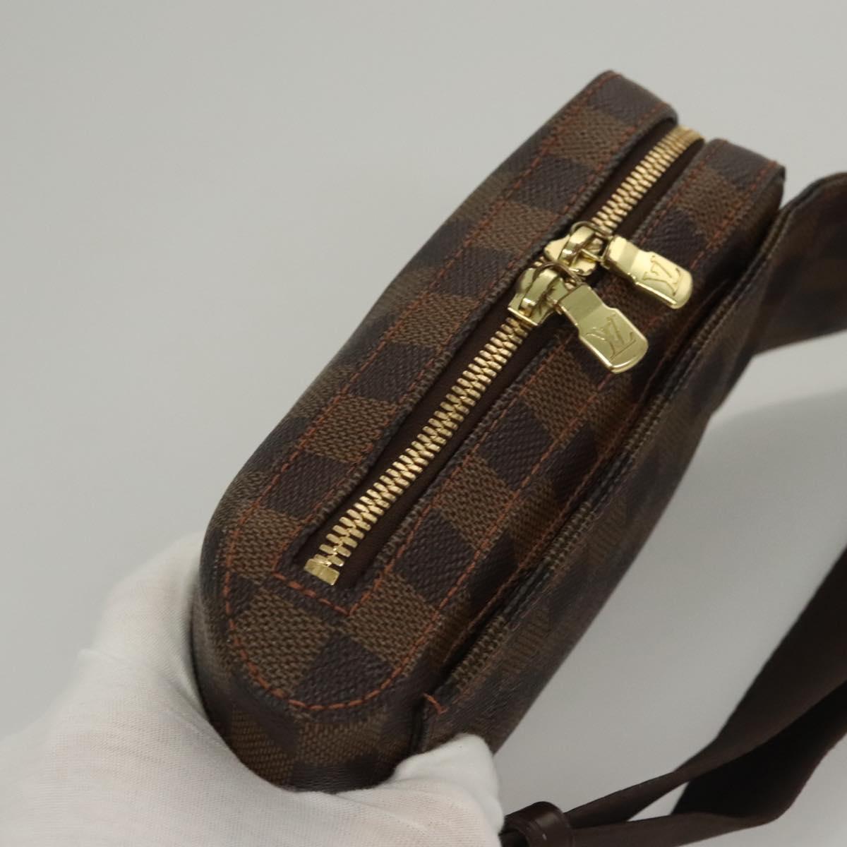 LOUIS VUITTON Damier Ebene Geronimos Shoulder Bag N51994 LV Auth ar13410