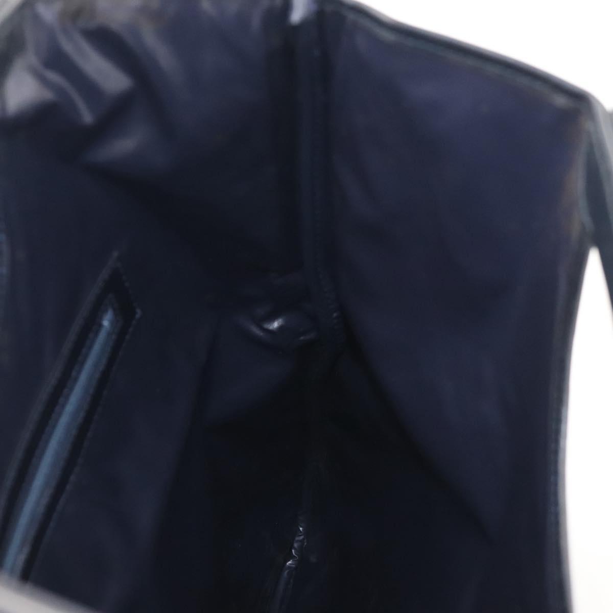 CELINE C Sulky Hand Bag Canvas Navy Auth ar13420