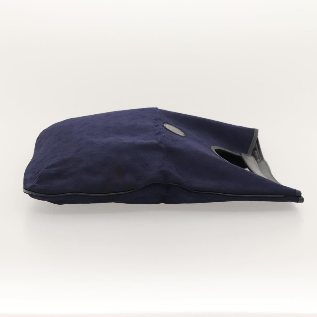 CELINE C Sulky Hand Bag Canvas Navy Auth ar13420