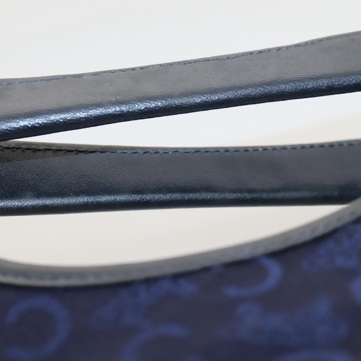 CELINE C Sulky Hand Bag Canvas Navy Auth ar13420