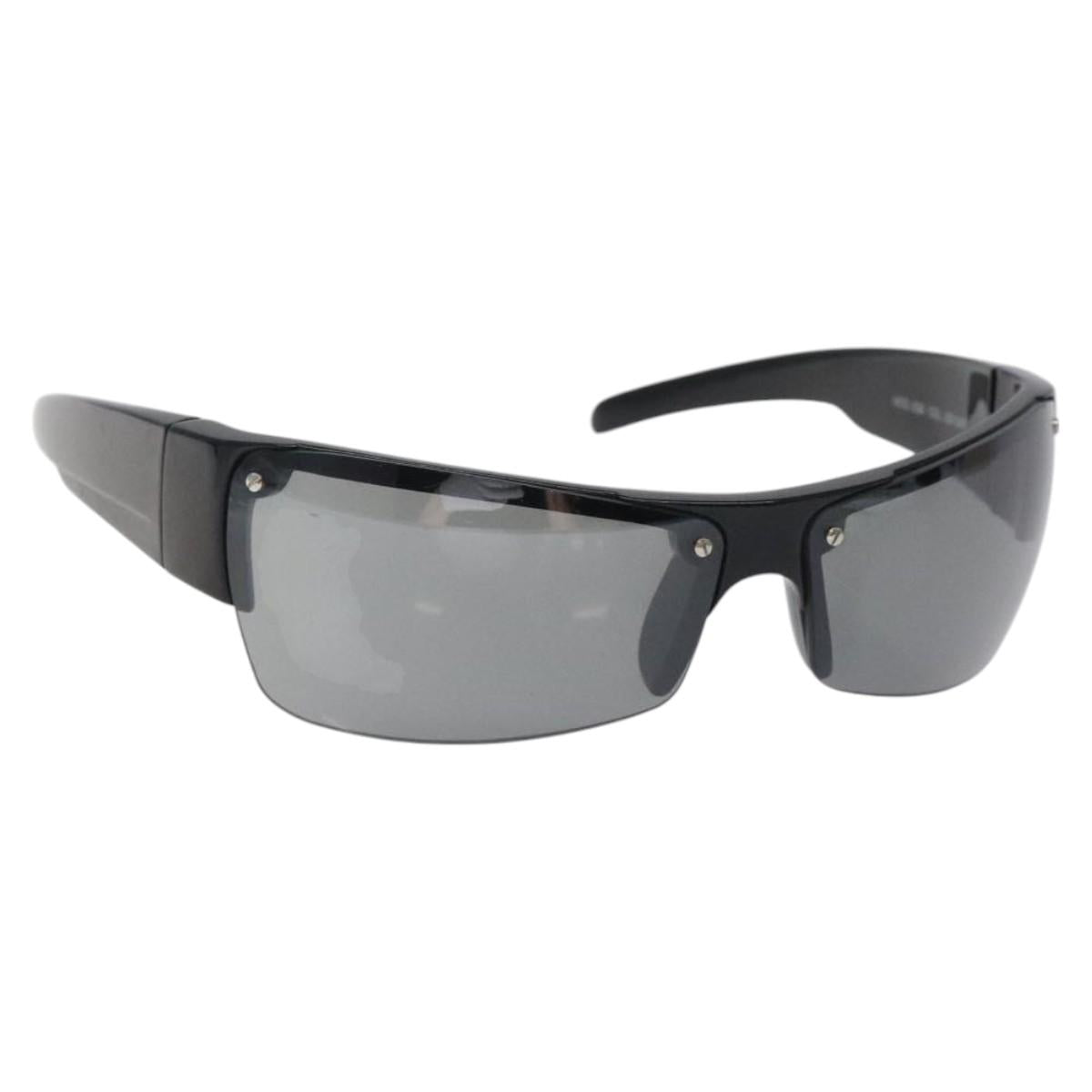 VERSACE Sunglasses plastic Black Auth ar13430