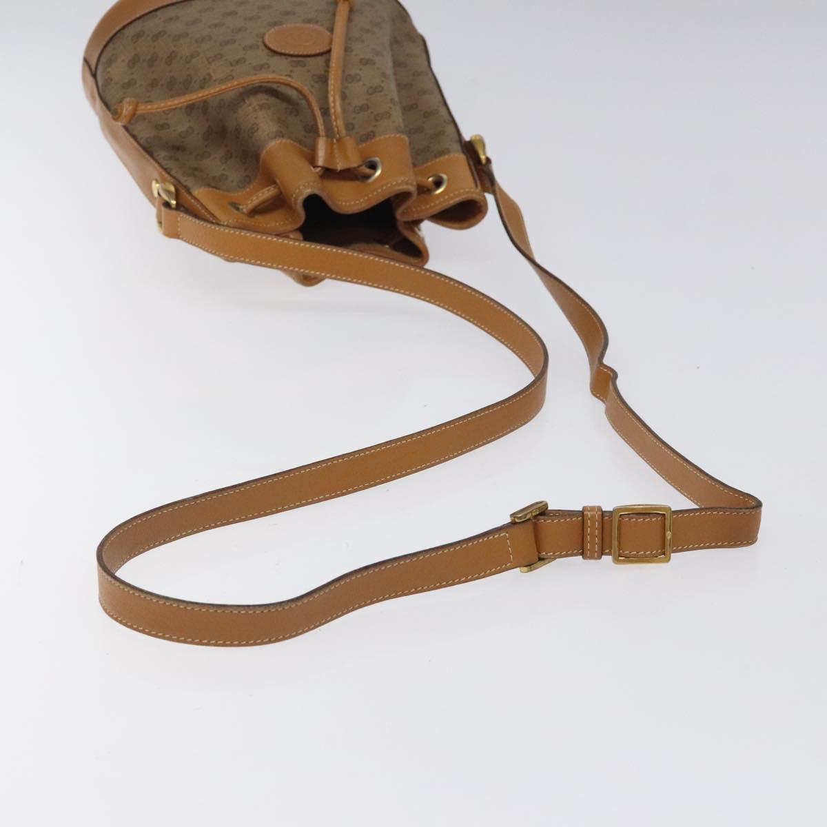 GUCCI Micro GG Supreme Shoulder Bag PVC Beige Gold 007 86 0044 Auth ar13456