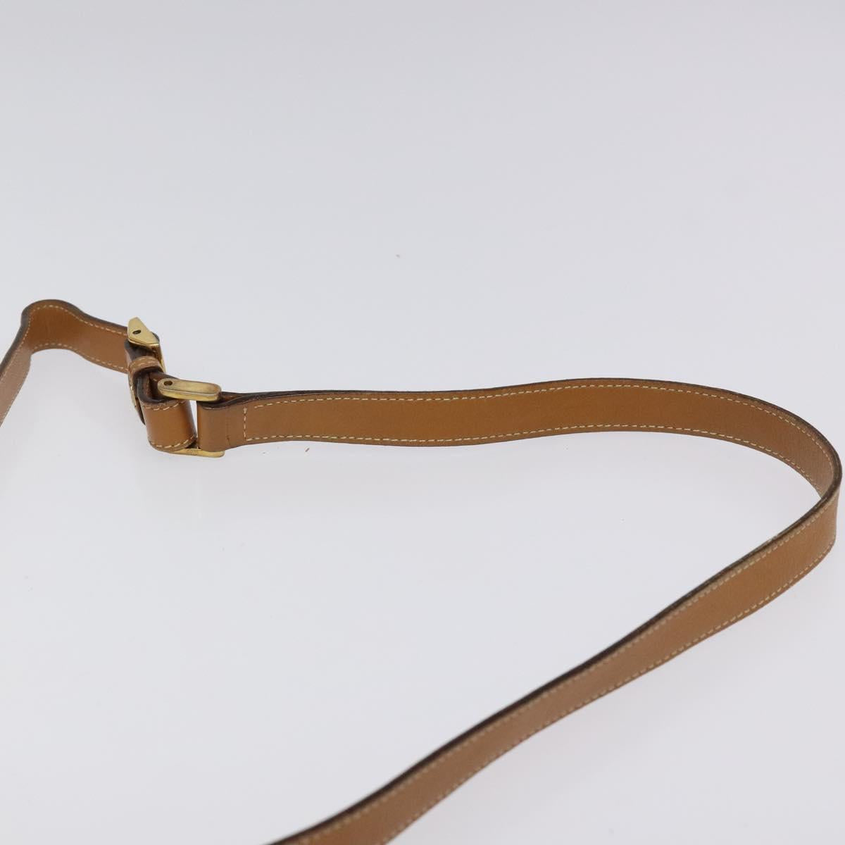 GUCCI Micro GG Supreme Shoulder Bag PVC Beige Gold 007 86 0044 Auth ar13456