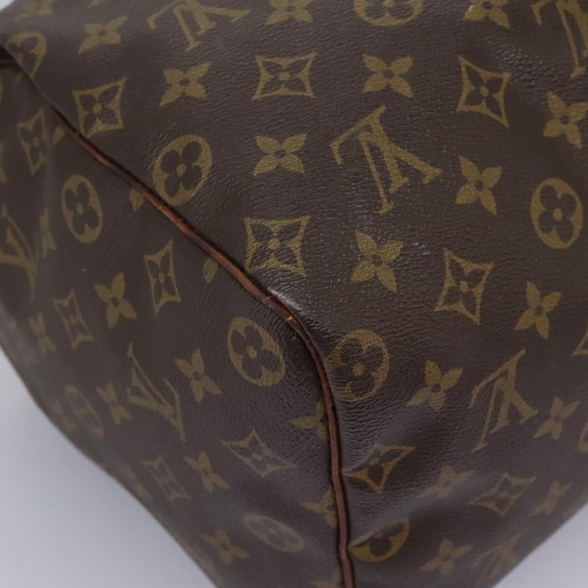 LOUIS VUITTON Monogram Speedy 40 Hand Bag M41522 LV Auth ar13487