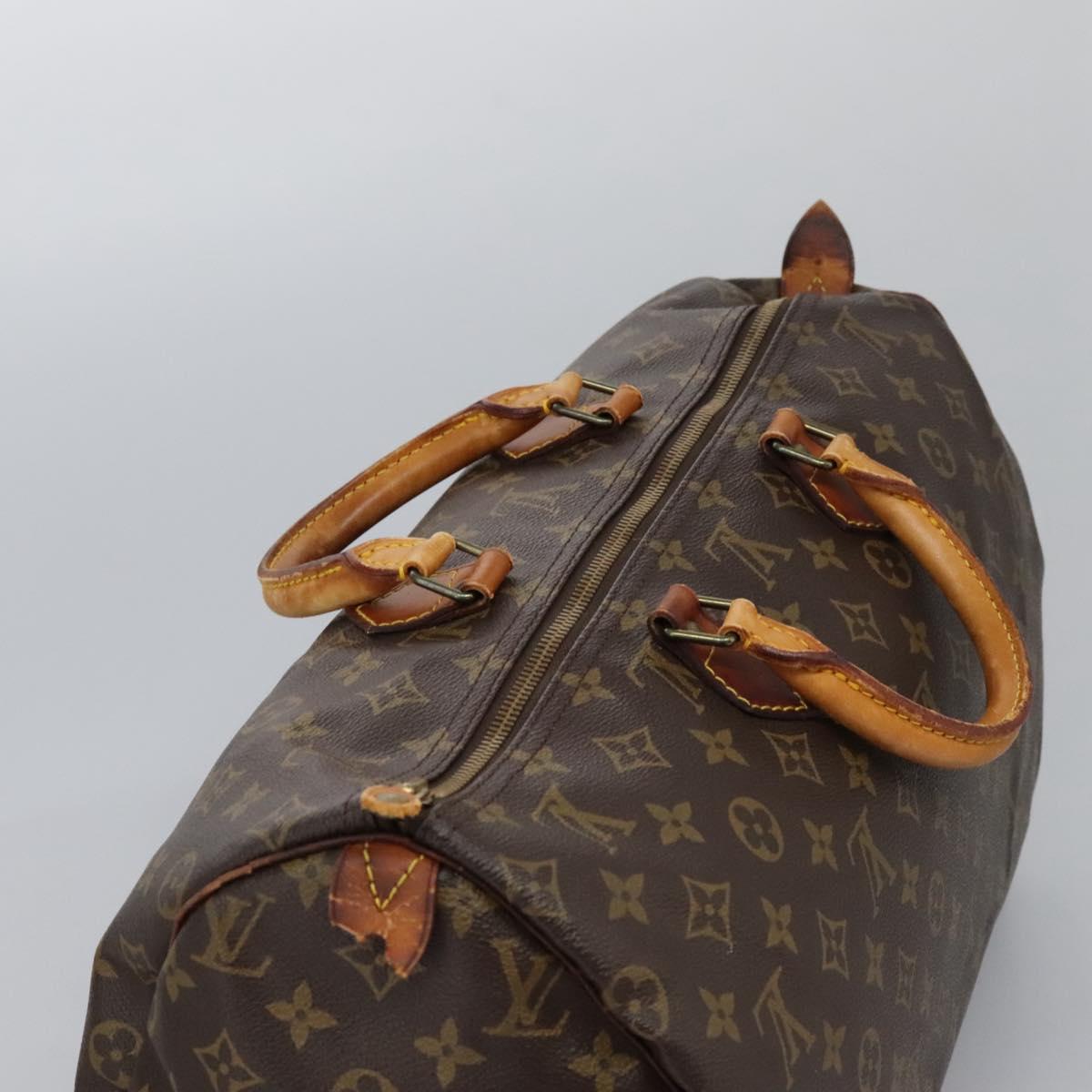 LOUIS VUITTON Monogram Speedy 40 Hand Bag M41522 LV Auth ar13487