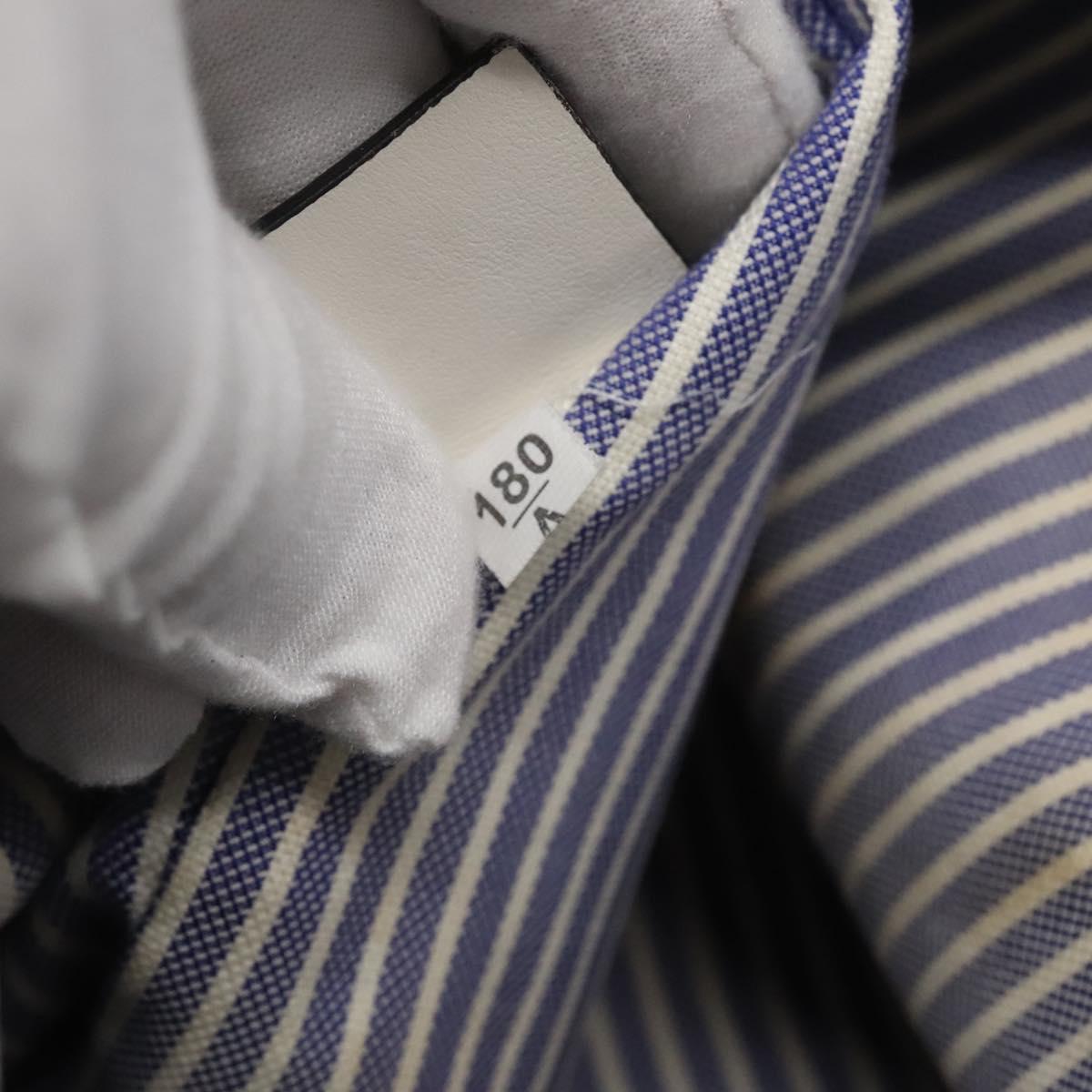 PRADA Tote Bag Canvas Gray Silver Auth ar13504