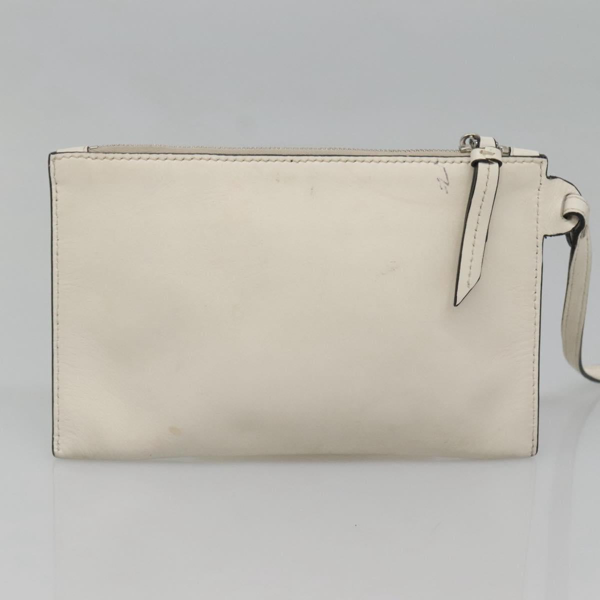 PRADA Tote Bag Canvas Gray Silver Auth ar13504