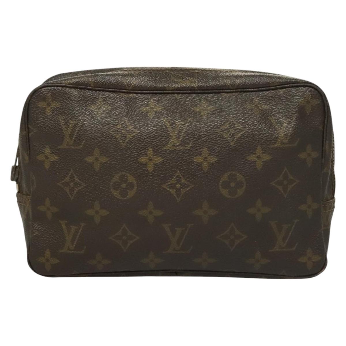 LOUIS VUITTON Monogram Trousse Toilette 23 Clutch Bag M47524 LV Auth ar13525