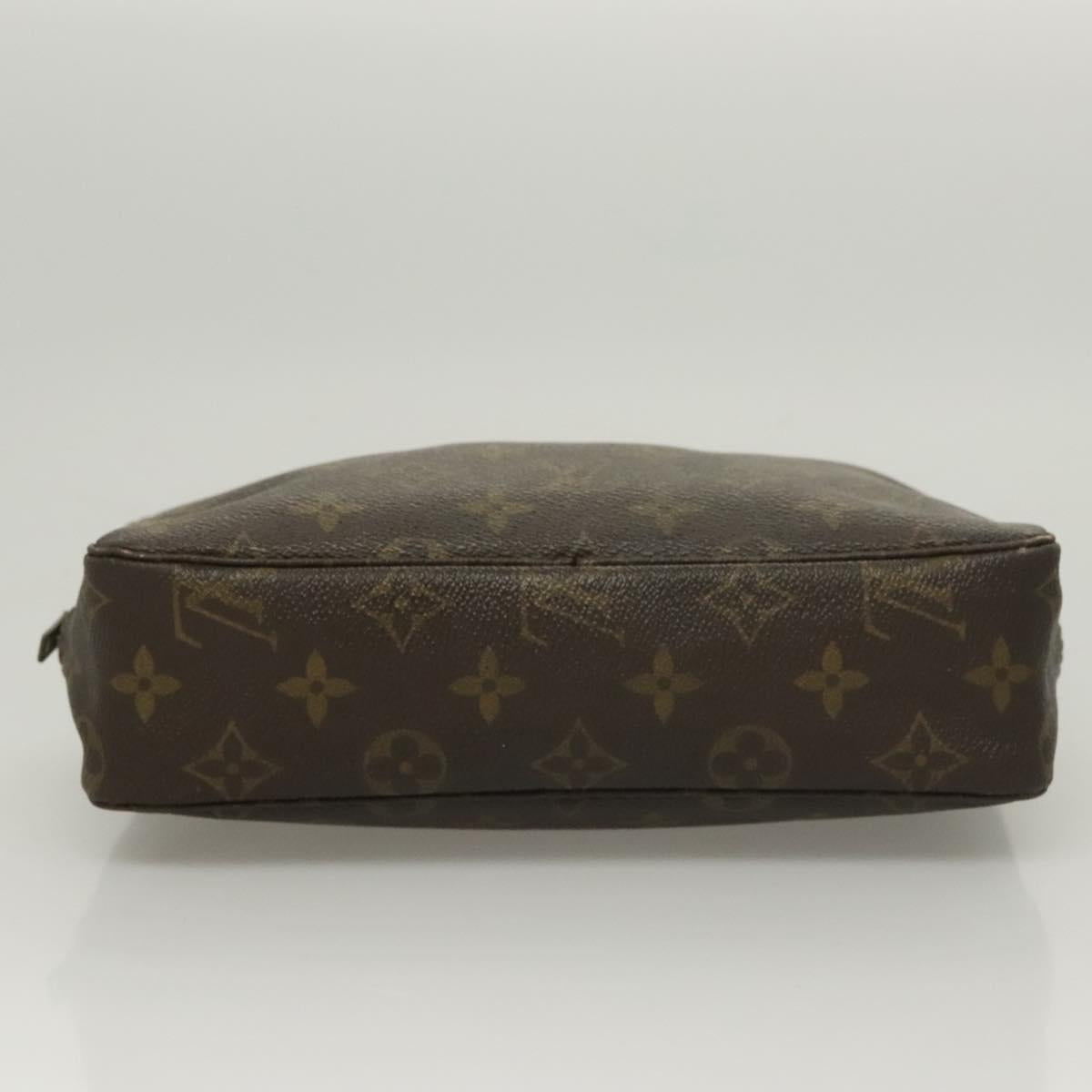 LOUIS VUITTON Monogram Trousse Toilette 23 Clutch Bag M47524 LV Auth ar13525