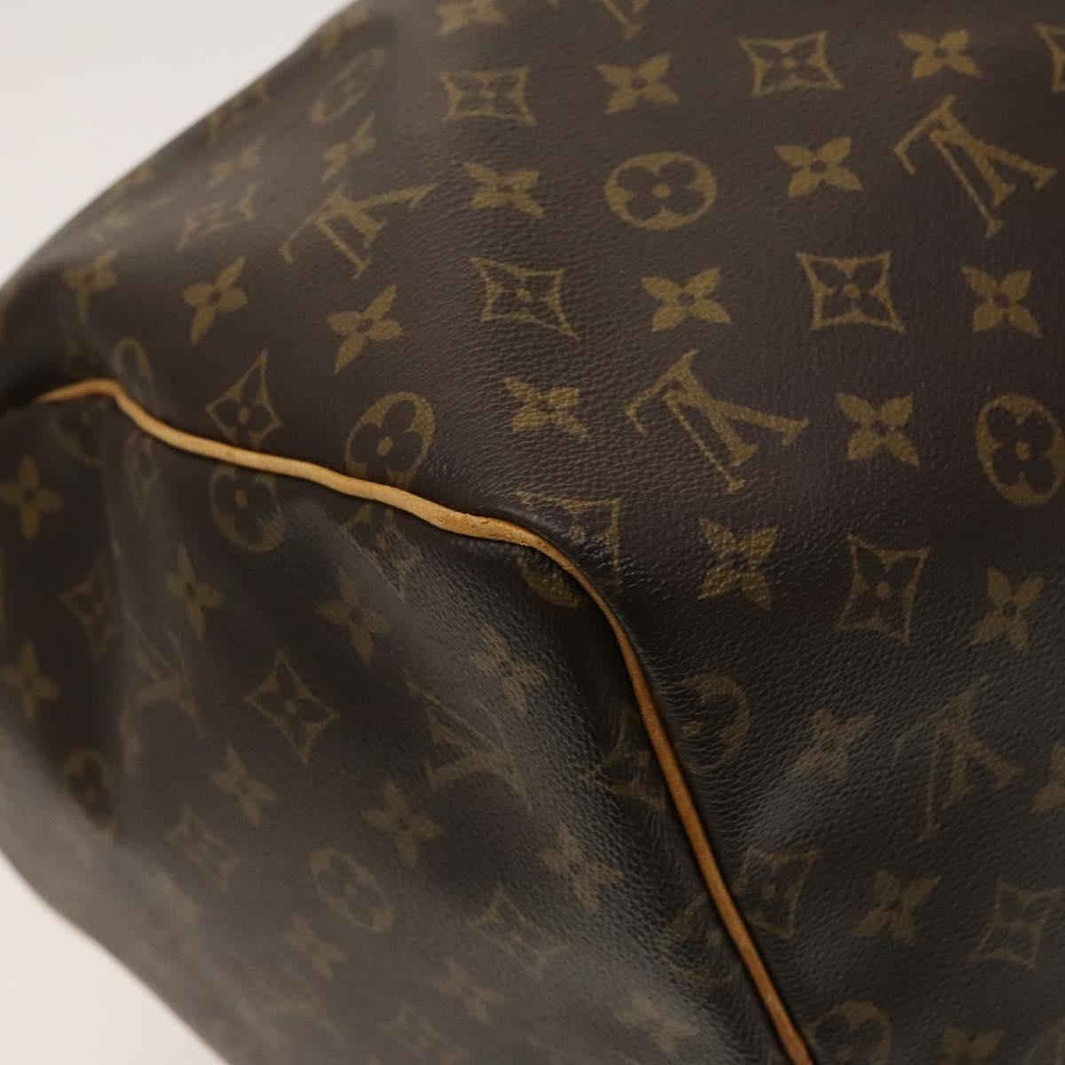 LOUIS VUITTON Monogram Keepall 55 Boston Bag M41424 LV Auth ar13527