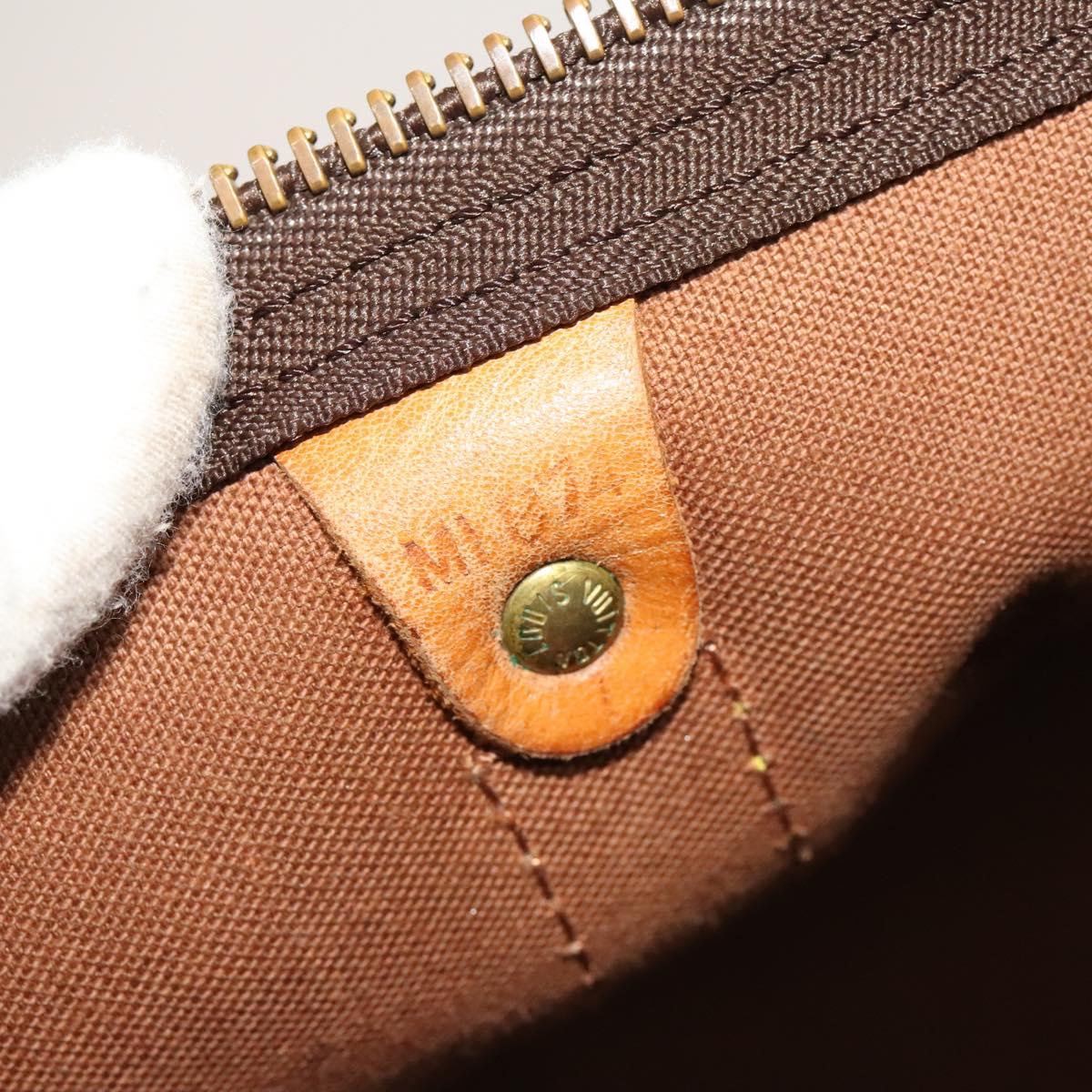 LOUIS VUITTON Monogram Keepall 55 Boston Bag M41424 LV Auth ar13527