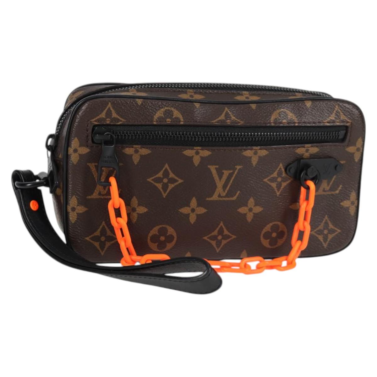 LOUIS VUITTON Monogram Solar Powered Ray Pochette Volga Bag M44482 Auth ar13529A