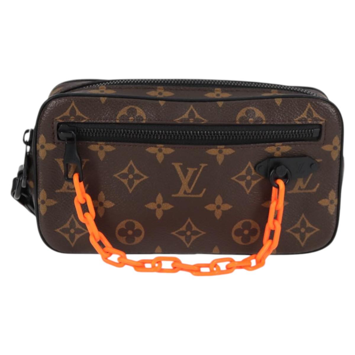 LOUIS VUITTON Monogram Solar Powered Ray Pochette Volga Bag M44482 Auth ar13529A