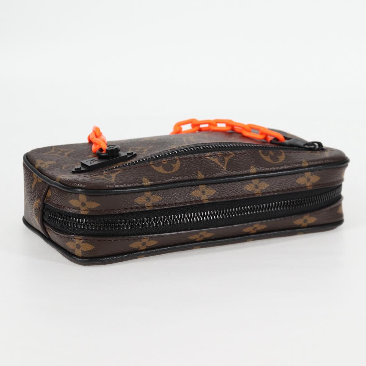 LOUIS VUITTON Monogram Solar Powered Ray Pochette Volga Bag M44482 Auth ar13529SAM