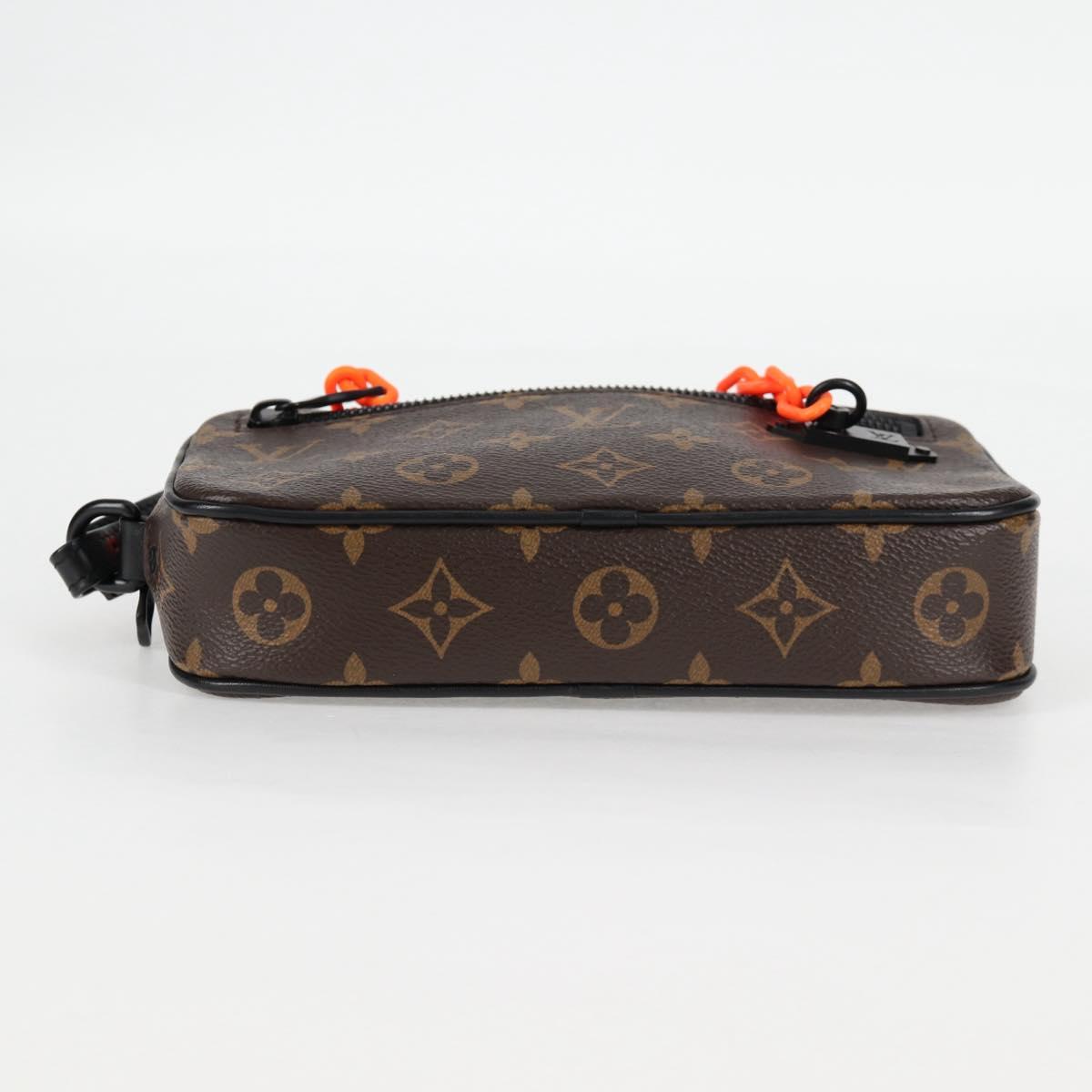 LOUIS VUITTON Monogram Solar Powered Ray Pochette Volga Bag M44482 Auth ar13529SAM