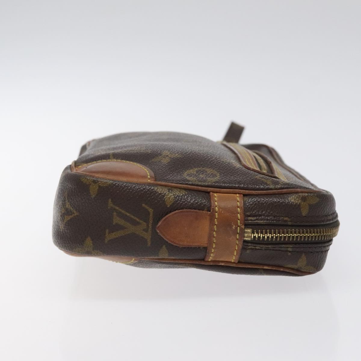 LOUIS VUITTON Monogram Marly Dragonne GM Clutch Bag M51825 LV Auth ar13530