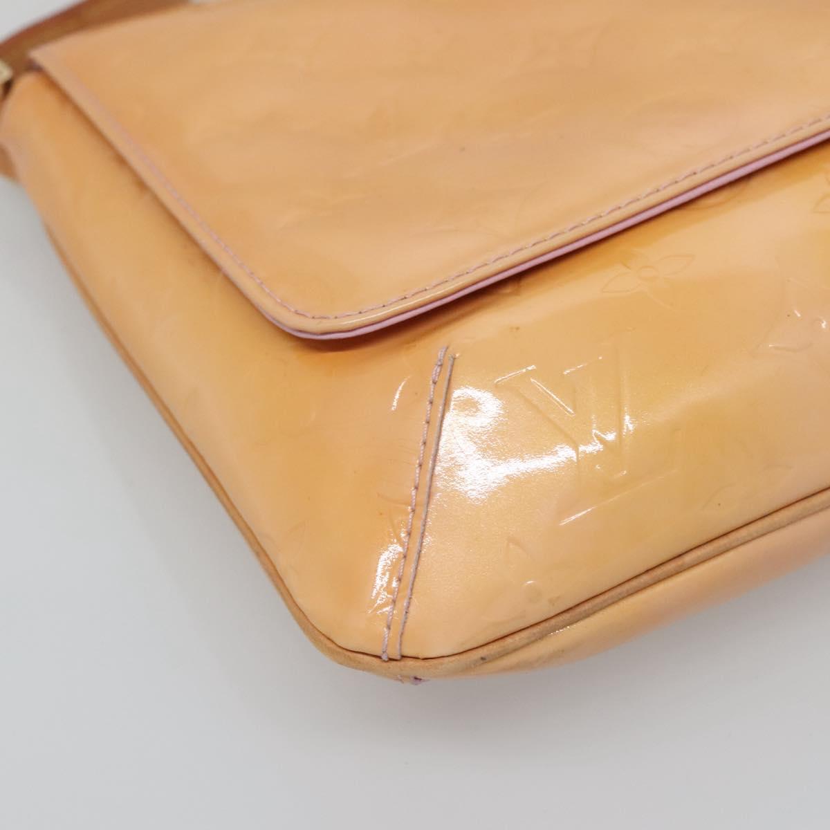 LOUIS VUITTON Vernis Thompson Street Bag Marshmallow Pink M91070 LV Auth ar13532