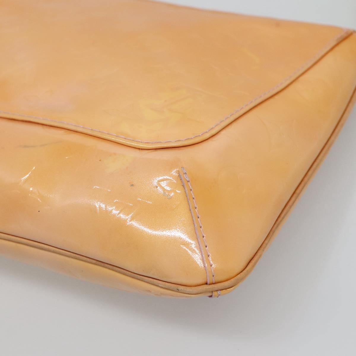 LOUIS VUITTON Vernis Thompson Street Bag Marshmallow Pink M91070 LV Auth ar13532