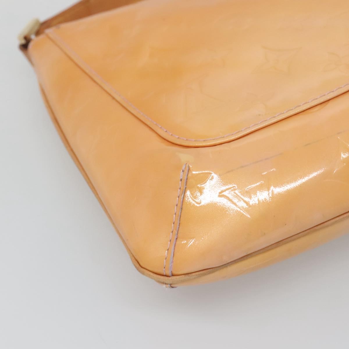 LOUIS VUITTON Vernis Thompson Street Bag Marshmallow Pink M91070 LV Auth ar13532