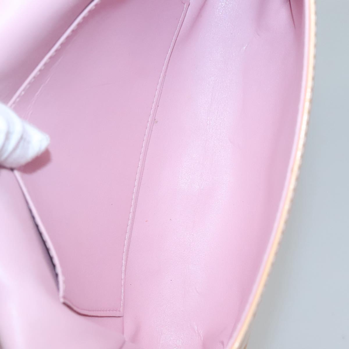 LOUIS VUITTON Vernis Thompson Street Bag Marshmallow Pink M91070 LV Auth ar13532