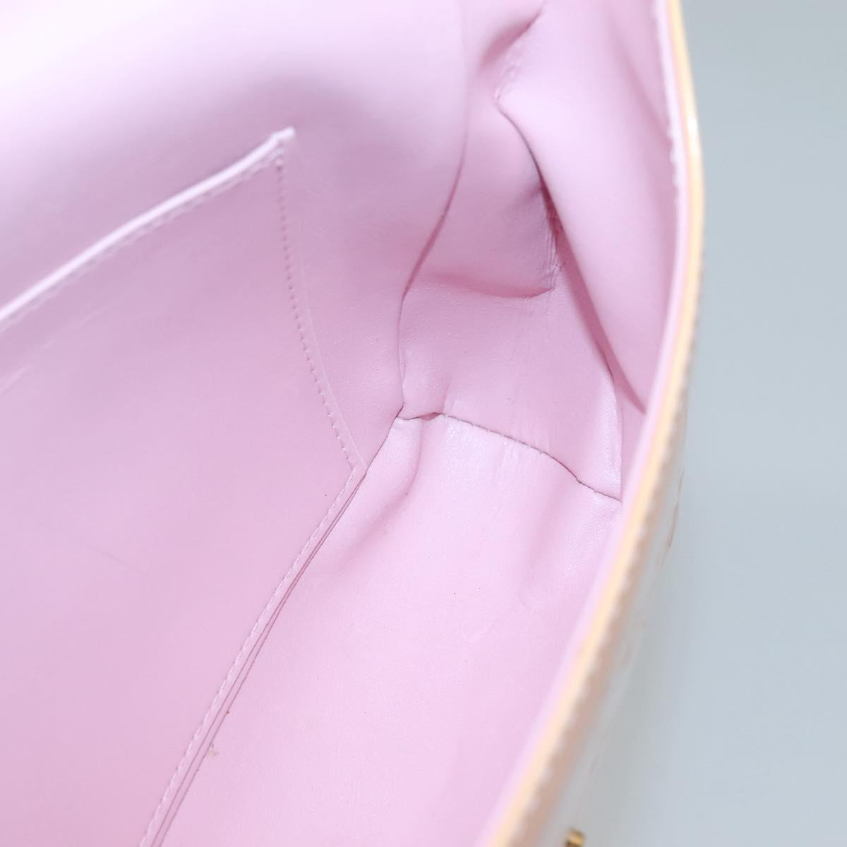 LOUIS VUITTON Vernis Thompson Street Bag Marshmallow Pink M91070 LV Auth ar13532