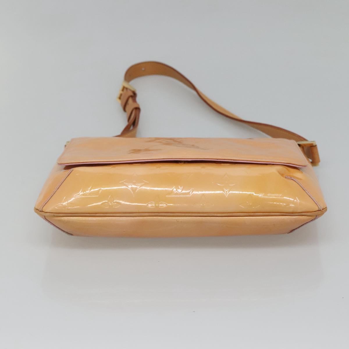 LOUIS VUITTON Vernis Thompson Street Bag Marshmallow Pink M91070 LV Auth ar13532