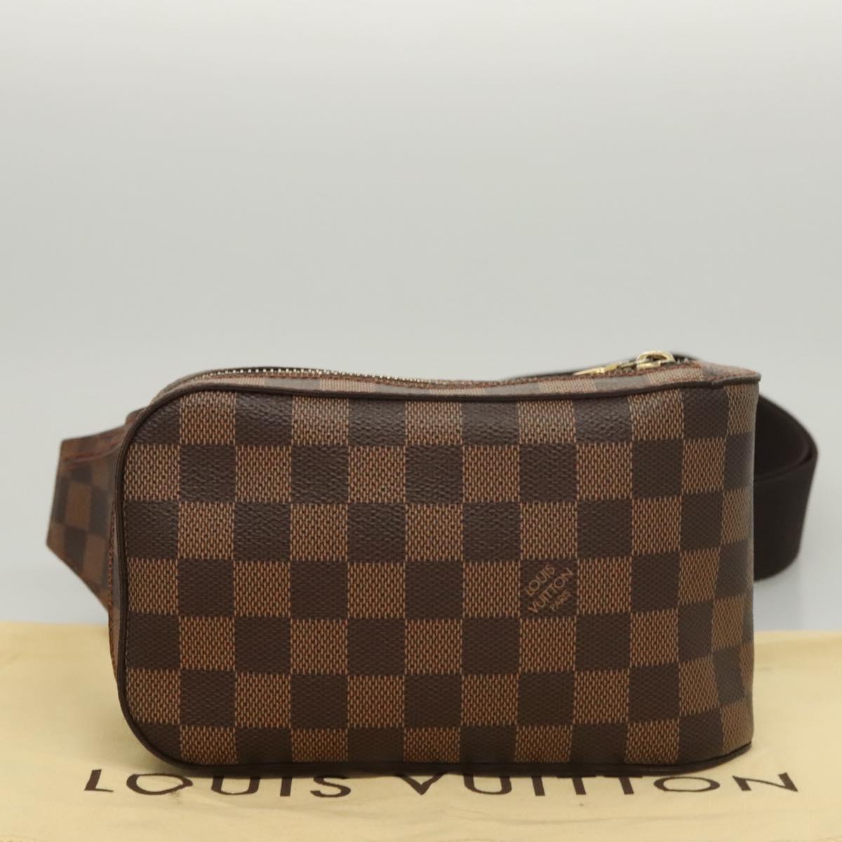 LOUIS VUITTON Damier Ebene Geronimos Shoulder Bag N51994 LV Auth ar13533