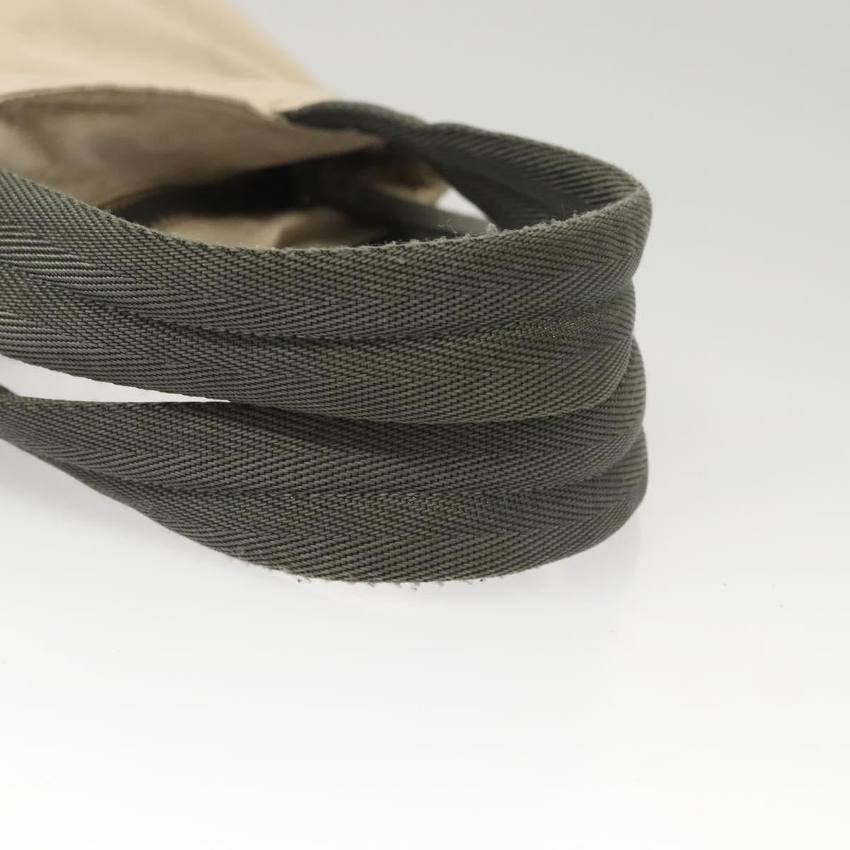 PRADA Sports Hand Bag Nylon Beige Auth ar13594