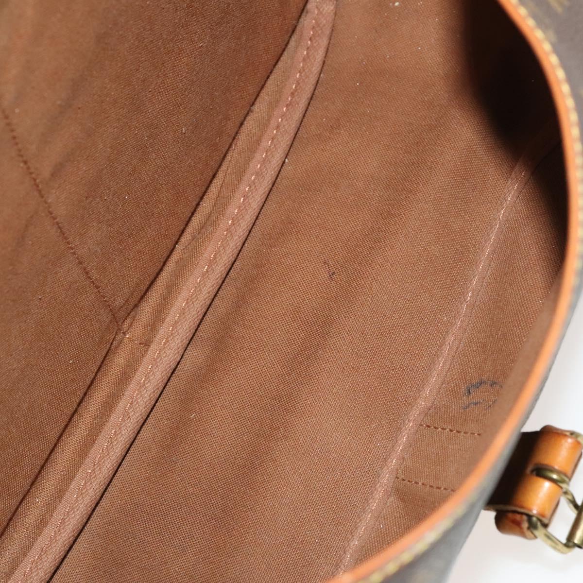 LOUIS VUITTON Monogram Saumur 35 Shoulder Bag M42254 LV Auth ar13595