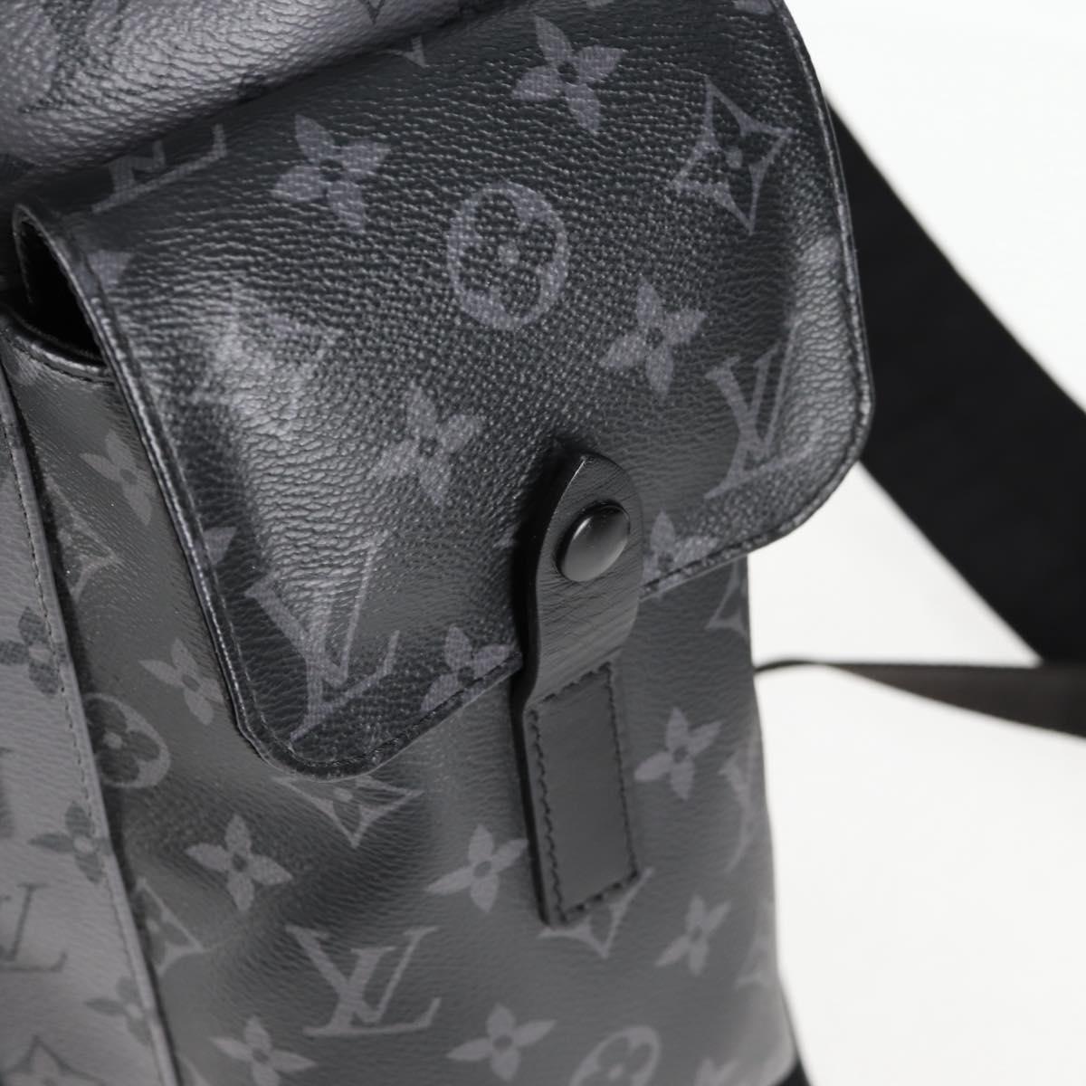 LOUIS VUITTON Monogram Eclipse Christopher PM Backpack M46331 LV Auth ar13619SM