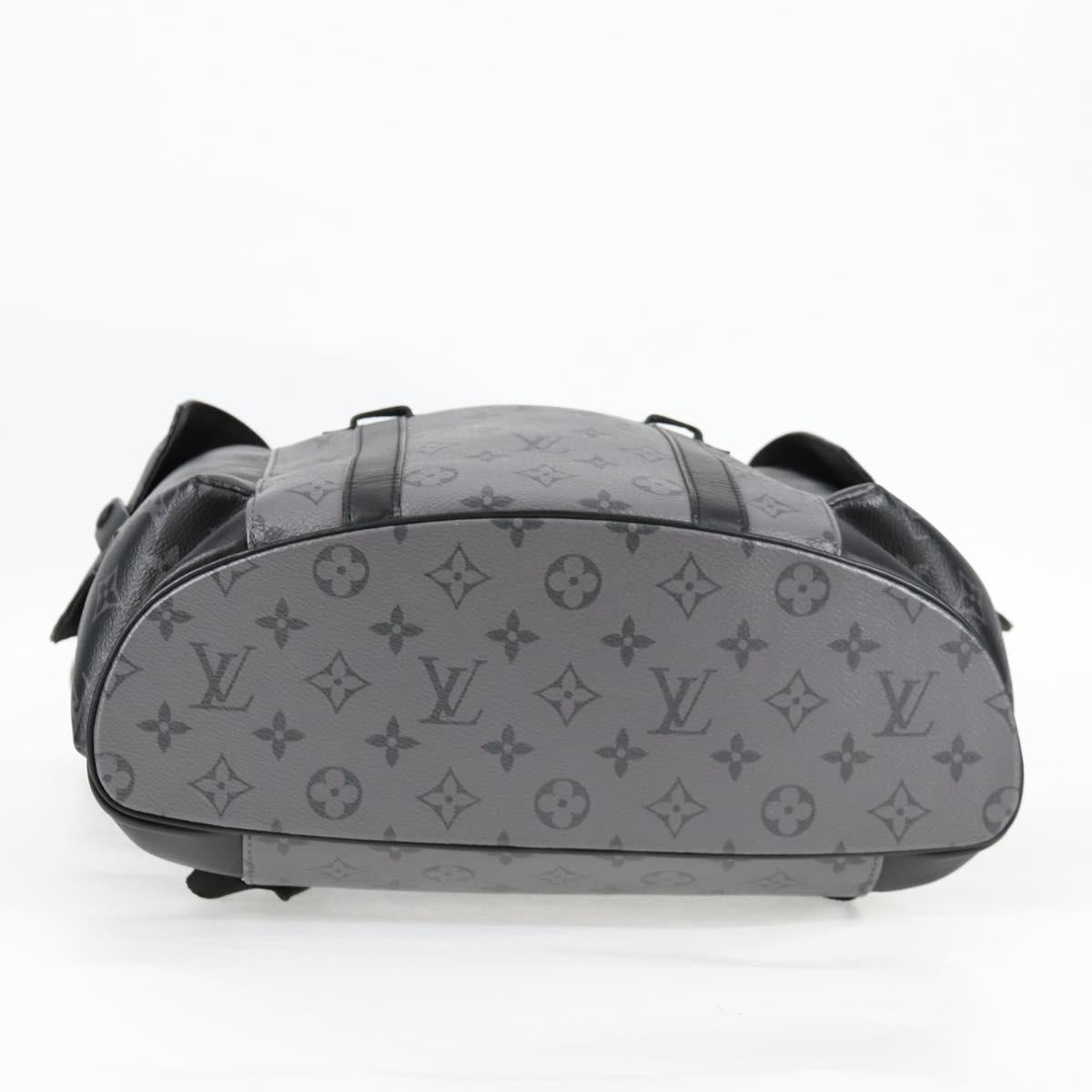 LOUIS VUITTON Monogram Eclipse Christopher PM Backpack M46331 LV Auth ar13619SM