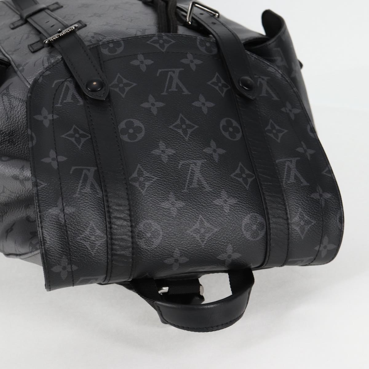 LOUIS VUITTON Monogram Eclipse Christopher PM Backpack M46331 LV Auth ar13619SM